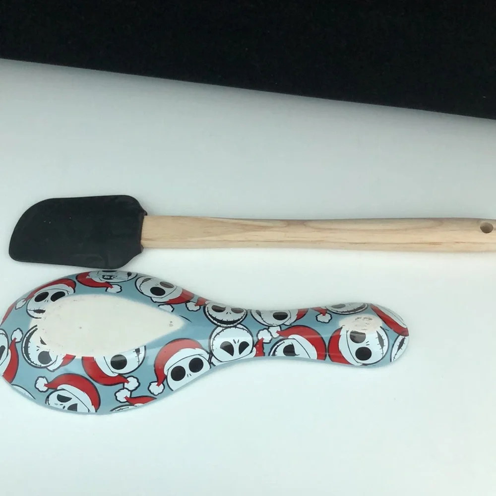 Nightmare before Christmas Spoon rest and Spatula